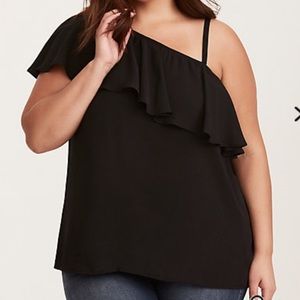 Torrid blouse - black - sz 1= sz 14/16